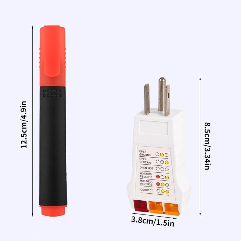 Professional Electrical Ground Continuity Tester With Fast 0.5 Second Detection For Mats Sheets Blankets And Wrist Straps