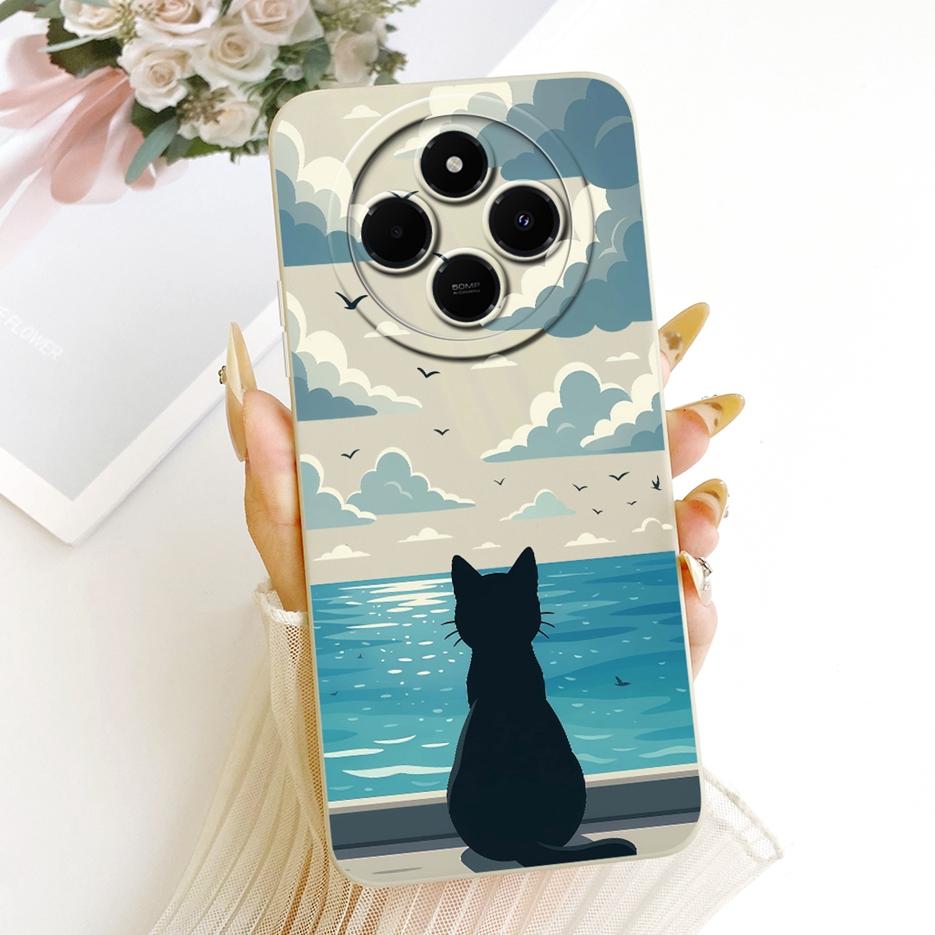 Per Xiaomi Redmi 14C Custodia PocoC75 Carina Cover Cartoon Coniglio Custodie per Telefono Antiurto Per Xiaomi Poco C75 C 75 Redmi14C Morbide Fundas