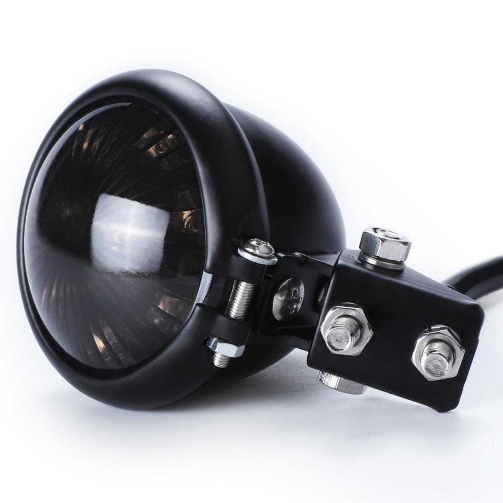 1pcs Motorcycle accessories Retro Modified LED taillights Cruise metal brake lights Running lights Round taillights