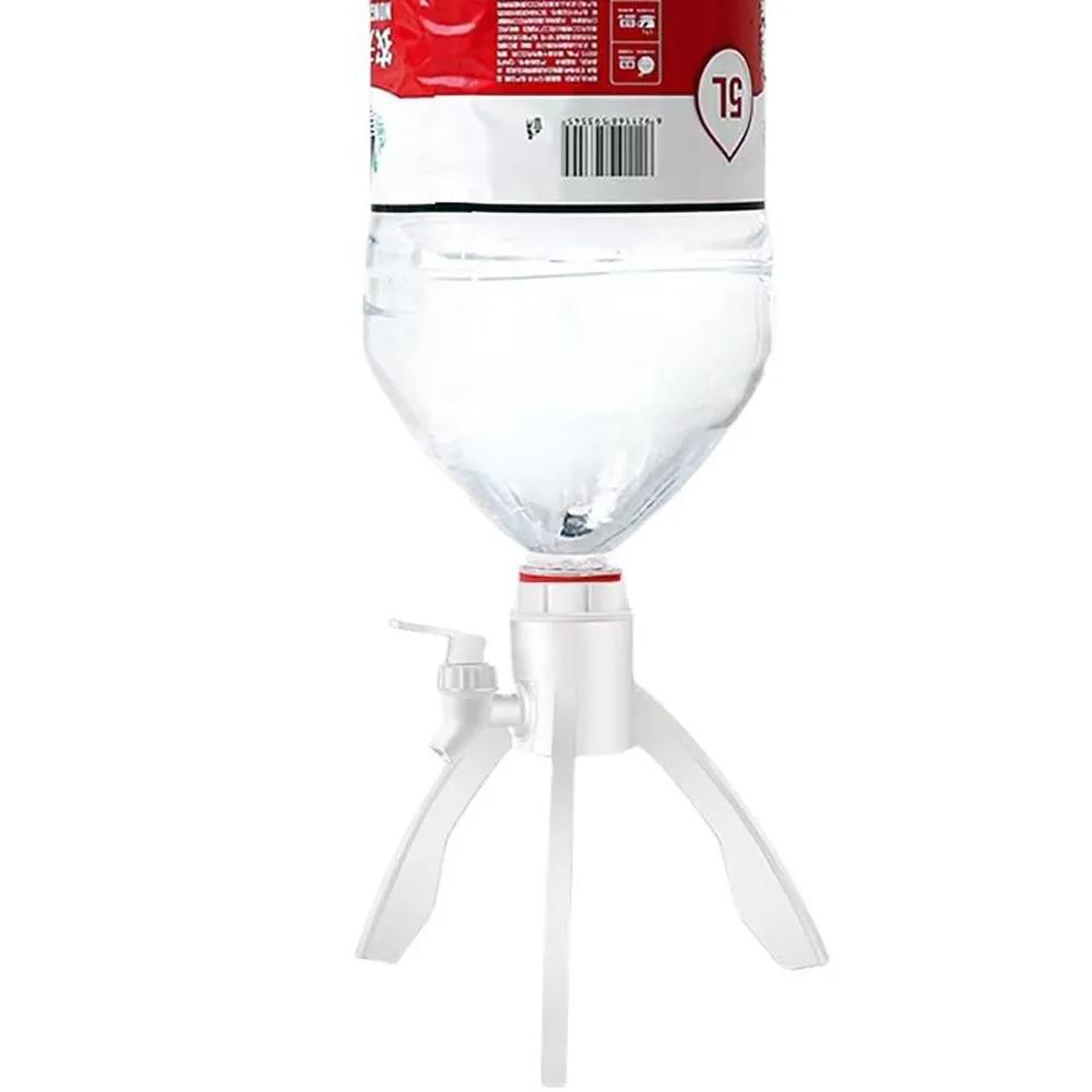 Upside Down Water Bottle Holder Inverted Drinking Rack Spout Stand Home Office Space Saving Storage Organizer