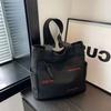Fashionable Casual Canvas Bag Cartoon Letter Versatile Handbag Bento Bag