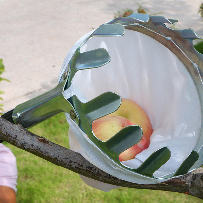 Metal Fruit Picker Orchard Gardening Peach High Tree Fruit Catcher Durable Convenient Horticultural Fruit Picker