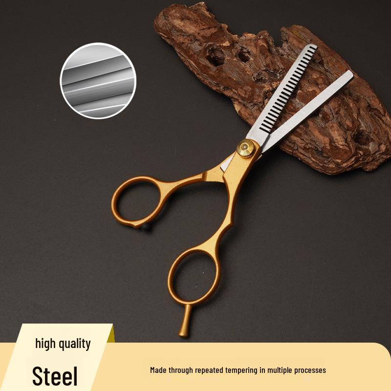 5.5 Inch Professional Hairdressing Scissors Set: Haircutting & Thinning Shears for Adults & Kids