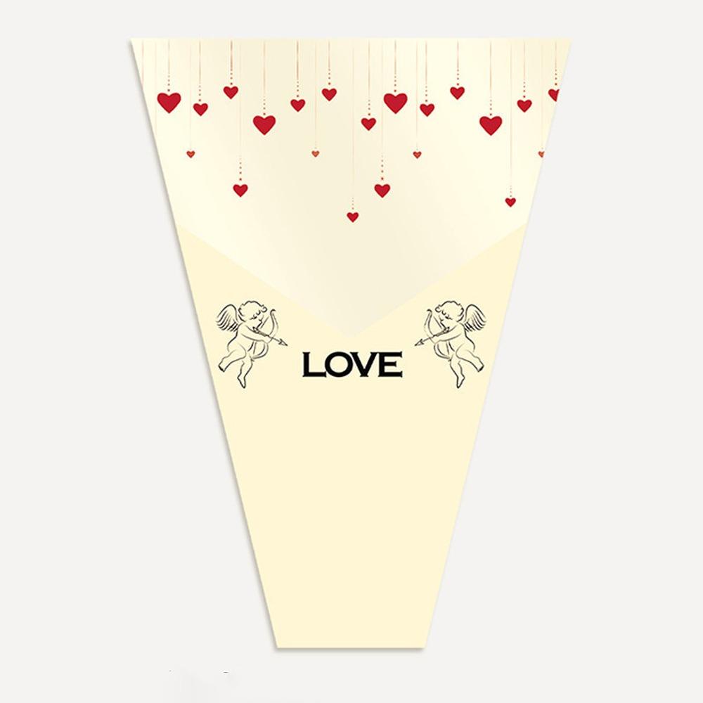 10 Pieces Transparent Flower Packaging Bags Waterproof Flower Arrangement Bags  520 Celebration Style E