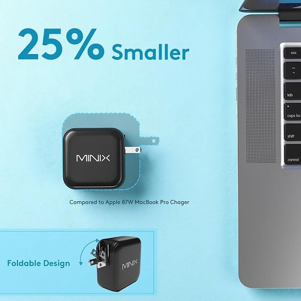 MINIX P3 4-Port GaN Wall Charger with Next-Gen GaN Technology