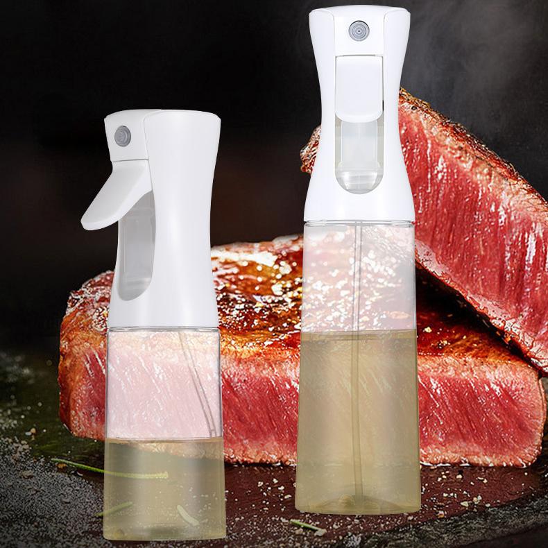 200ml Oil Spray Bottle BBQ Cooking Olive Oil Sprayer Plastic Baking Oil Spray Empty Bottle Vinegar Bottle Or  Oil Brush