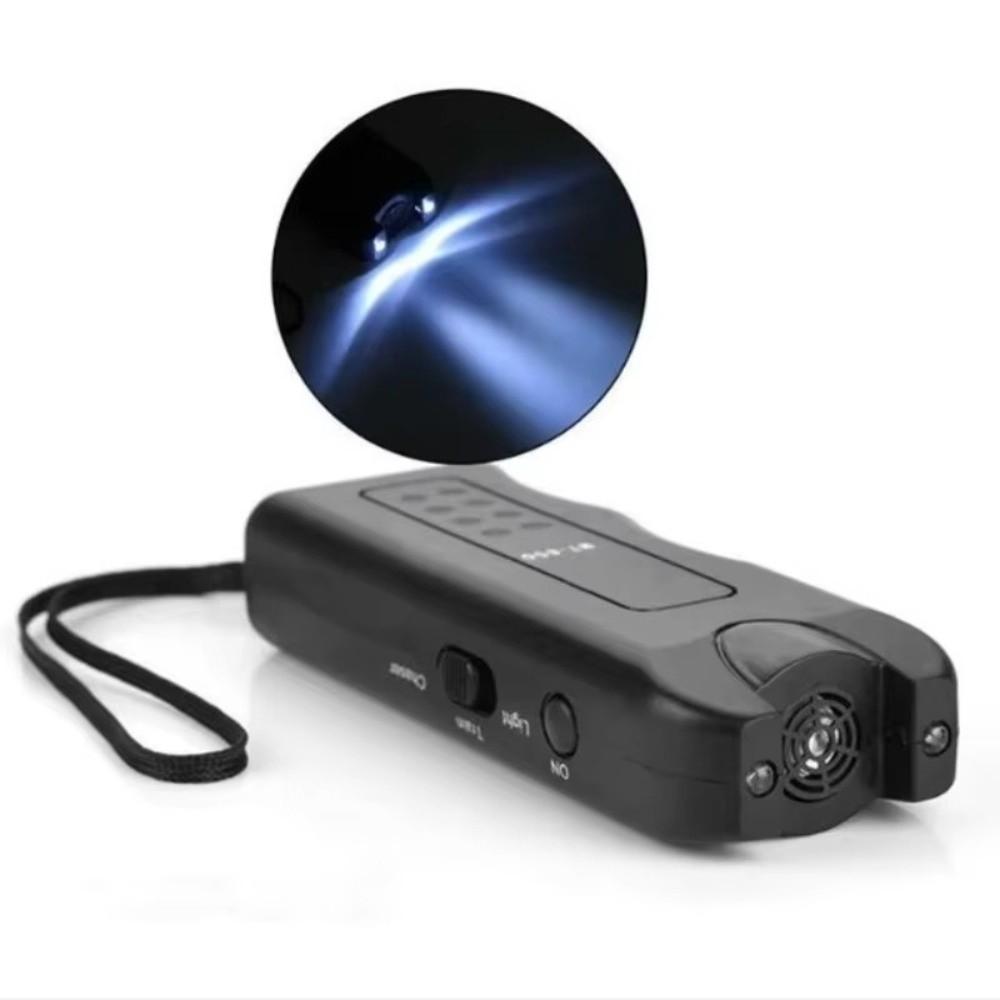3 In1 Ultrasonic Dog Repeller Battery Powered Handheld Anti-barking Training Device LED Light Portable Electronic Dog Repeller