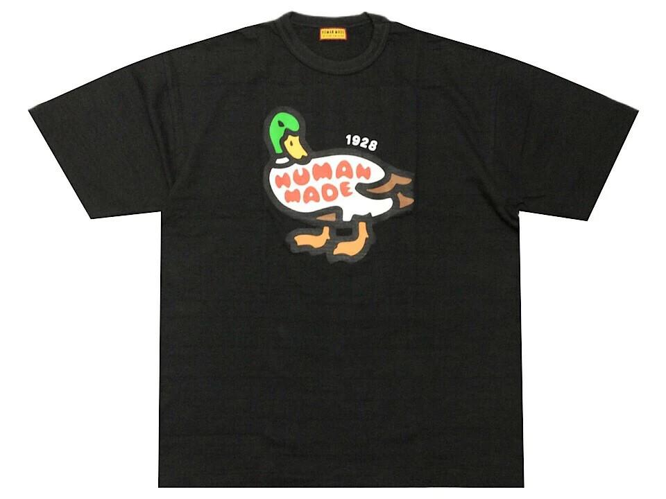 HUMAN MADE Stores Exclusive Animal Graphic T-Shirt 1928 Duck Black M