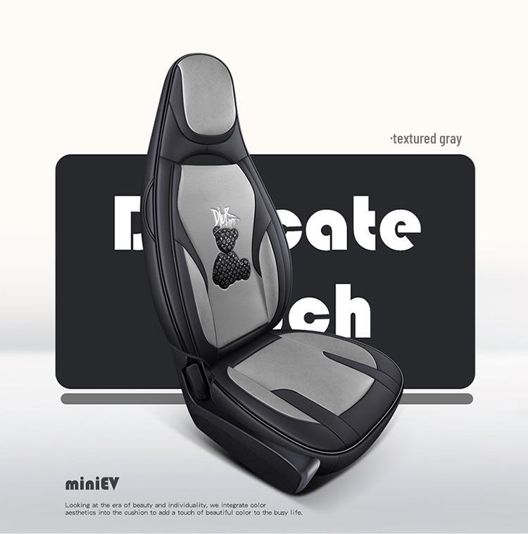 Anwendbares Wuling Hongguang MINIEV Technologie Bär Cartoon Autositzkissen für alle Jahreszeiten