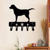 Golden Retriever Dog Key Hooks & Keychain Holder - 9 Inch/6 Inch Metal Wall Art Hook for Home Decor Ideal Gift for Pet Owners