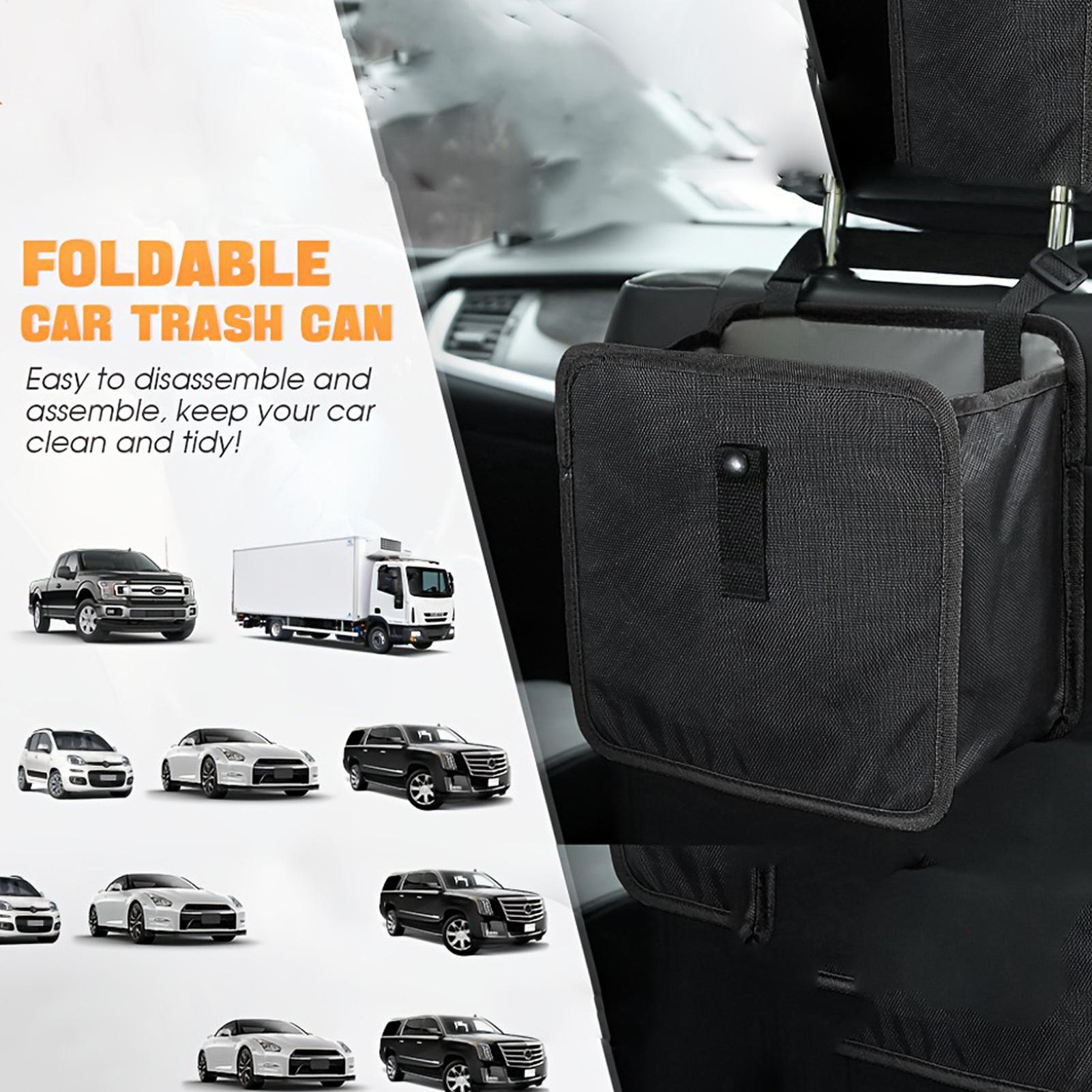 

Car Trash Can Leakproof Waterproof Storage Bag Vehicle Trash Can Storage Bag For Truck SUV RV Sedan Automotive Interior Snack China Mainland