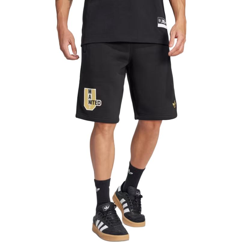 Adidas Originals Manchester V R C T Fashion Soft Comfortable Versatile Casual Sports Shorts Men Shorts Black JF0362