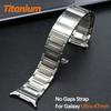 Men Titanium Band for Samsung Galaxy Ultra Watch 47mm No Gap Metal Strap for SAMSUNG Galaxy 8/8Classic Luxury Quick Fit Bracelet