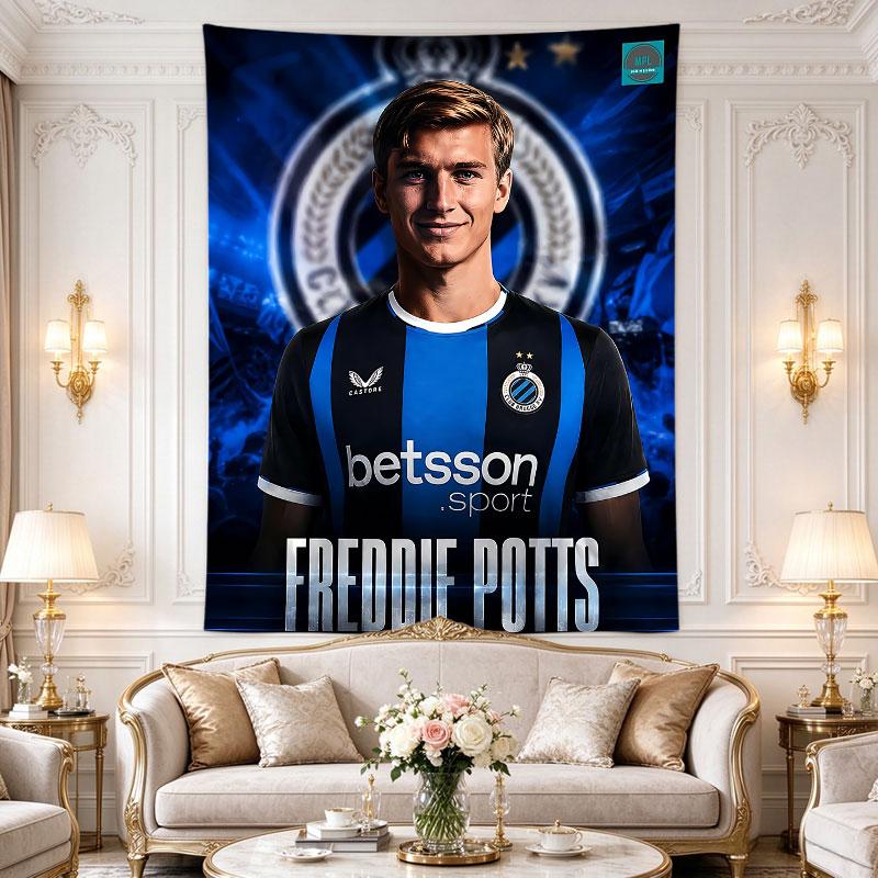 Freddie Potts Club Brugge Football Player Poster
