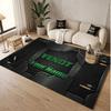 Custom Rug Fendt Pattern Print Name Text Soft Non‑Slip Floor Carpet for Home Indoor Decoration