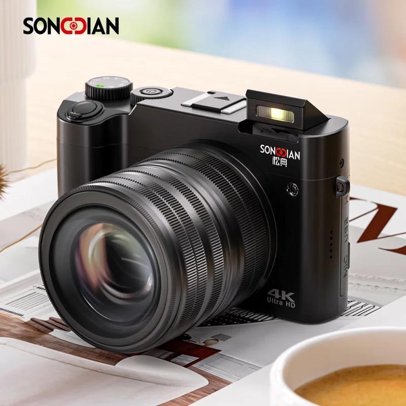 SONGDIAN DC218 64MP Front & Rear Dual Camera Digital Vlog Camera
