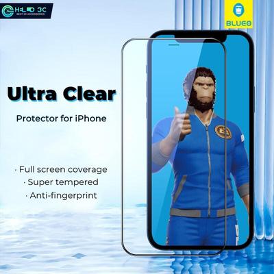 Blueo Tempered Glass Screen Protector for iPhone 16\15\14\13\12\11\X Full Coverd iPhone 16 Pro Max Screen Protector iPhone 15 Pro Max Screen Protector