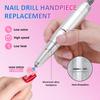 Nail Drill Handpiece Replacement,Nail Art Drill Handpiece Nail Drills Handle Machine Electric Acrylic Gel Nail Polishing Sanding Replacement Handle