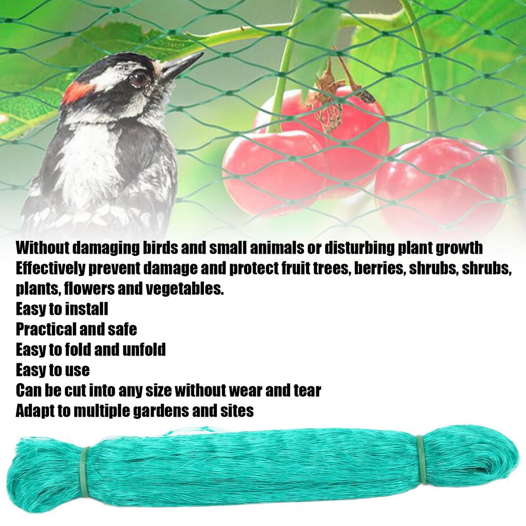 Anti Bird Net Mesh Reusable Garden Plant Netting for Against Birds Deer
