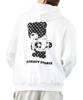 IMPROMES SIDEWAY STANCE Monogram Bear Fleece Pullover Hoodie, Men's, 70225, White