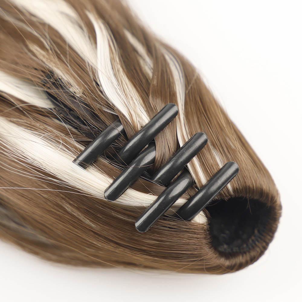 Long Wave Hair Ponytail Extension Mini Claw Clip In Ponytails Hairpiece for Daily Use Unique Chic Eye Catching Style