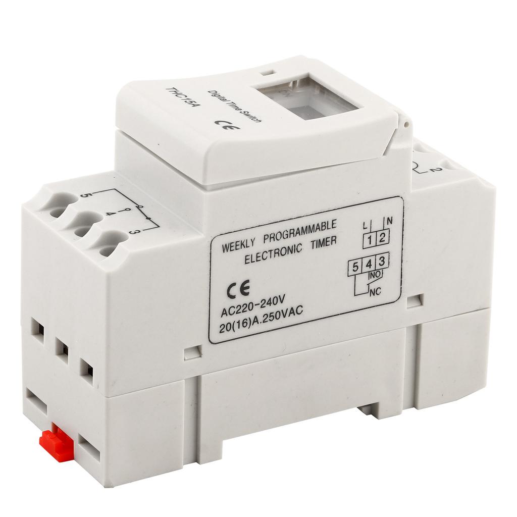 Programmable Timer  , THC15A Timer   220-240VAC 16A DIN Rail Digital Programmable Timer  , Wall  es