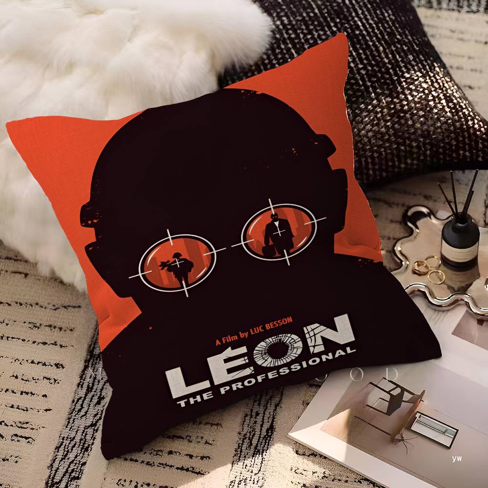 Movie Leon The Professional Pillowcase toon Gift Cushion Cover Bedroom Home Sofa Chair Seat Decor pillow case