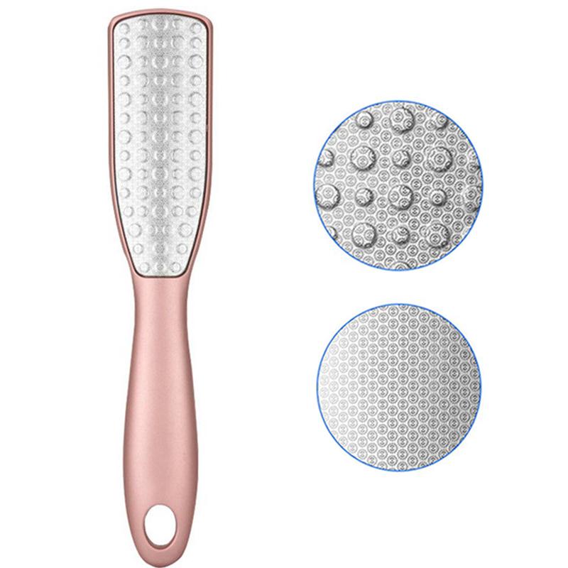 Pedicure Tools Heel Scratcher Files Artifact Exfoliating Calluses Brush Stainless Steel Foot Sharpening Double-sided Pedicura