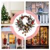 Christmas Wreath Decorative Keepsake Garland Christmas Door Decorations Wreath For Indoor Outdoor Wall Window Porch Garage House
