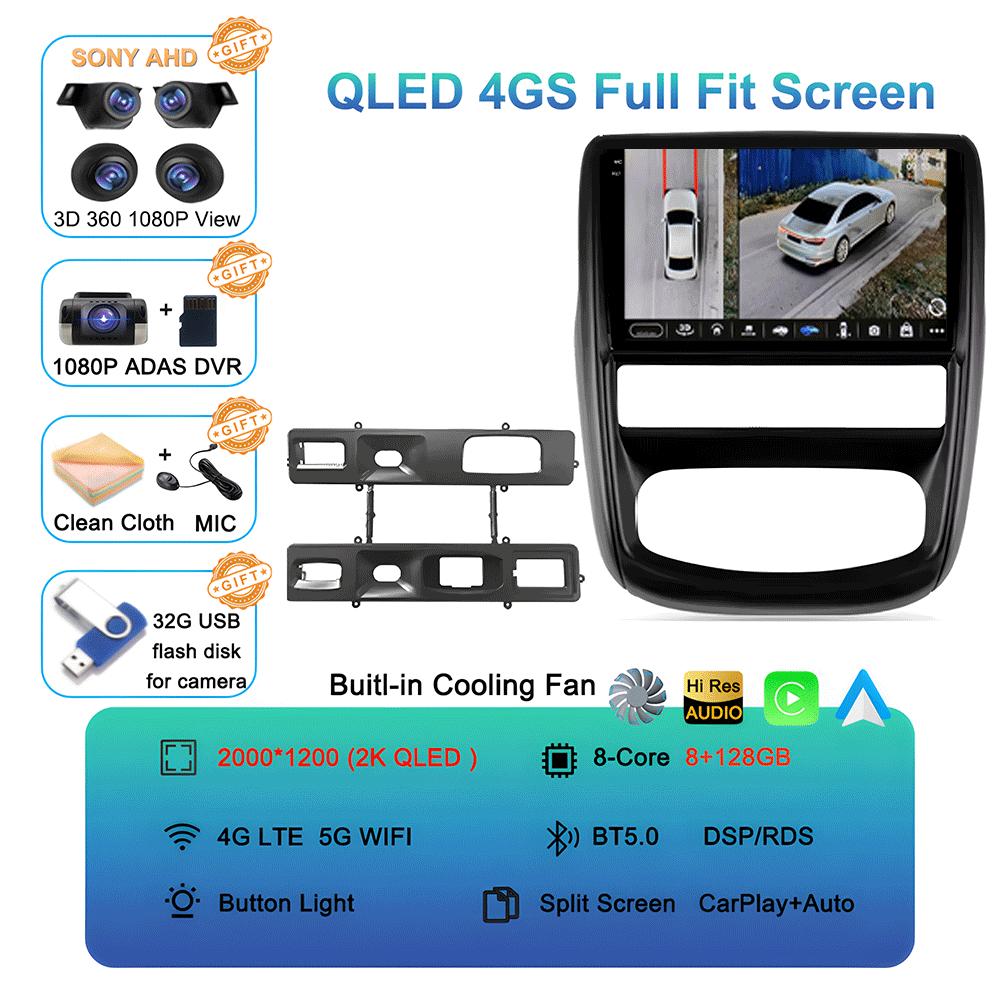 Android 14 Car Radio For Renault Duster 1 2010 - 2015 For Nissan terrano lll 3 2014 - 2022 Multimedia Video Player Navigation s