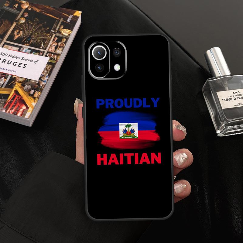 Haiti Haitianische Flagge Hülle Für Xiaomi 11T 12T 13T 14T Pro 13 14 15 Ultra POCO X7 Pro X3 X5 X6 F5 F6 M6 Pro Abdeckung