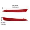For Seat Ibiza 6J 5-door MK V 2008-2012 Left Side Right Side Rear Bumper Reflector Brake Stop Fog Warning Lamp Red Lens Red L+R