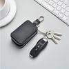 Unisex Key Bag Wallet Keychain PU Leather Zipper Women and Men's Car Key Case Waist Hanging Housekeeper Keys Storage Coin Pouch