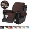 Suede Recliner Sofa Cover Pet Dog Kids Sofa Mat Snap Fixed Couch Armchair Slipcovers For Living Room Furniture Protector Covers