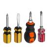 4pcs Steel Cross Shaped Flat Head Multipurpose Screwdriver Kit Home Repair Tool Magnetic Dual-purpose Screwdriver