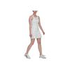 Adidas Einfarbig Logo-Print Rundhals Ärmellos Tenniskleid Damen Kleider Weiß HT5947