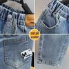 Boys' Autumn 2025 Loose-Fit Jeans - Trendy Style for Kids