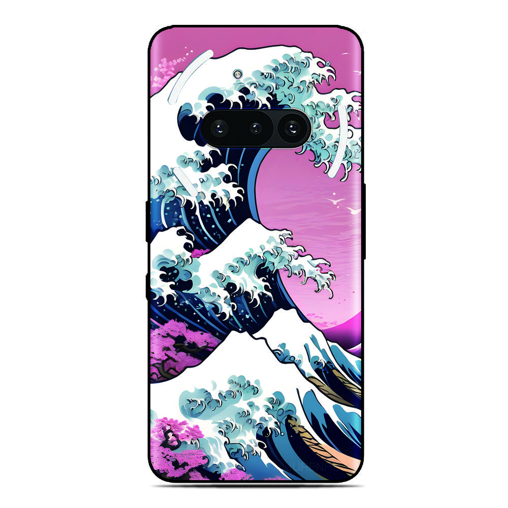 Japan Kanagawa Back Cover for Samsung Galaxy A57 A37 5G A06 A07 A17 4G F17 S26 Plus Ultra A36 A56 A55 A25 A26 A16 Phone Case