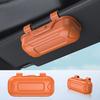 Car Visor Clip-On Storage Eyewear Case with Box Sun Visor Push-Open Cover Dustproof