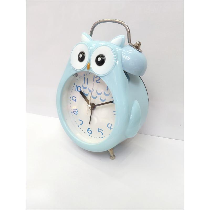 Cartoon cute metal ringing alarm clock Internet celebrity bedroom living room student wake up alarm clock
