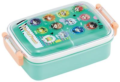 Lunch with a Soft Single Made In Colorful Size for Boys and Girls Children's Box, 450ml, Dome-Shaped Lid, Tier, Japan, Peach, 25, (RBF3ANAG-A)