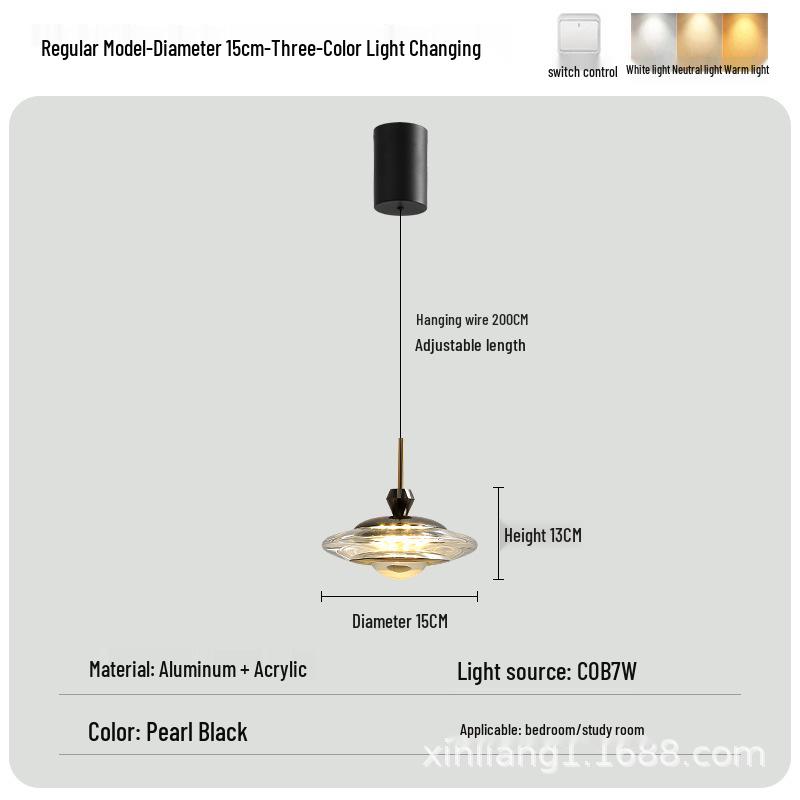 Modern Minimalist Eye-Protecting Pendant Light for Entrances, Restaurants, and Bedrooms
