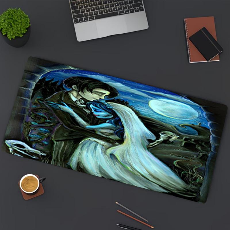 Corpse Bride Print Mouse Pad, for Keyboard Pad Laptop PC Mat for Office Home Use, Desk Decor, Perfect Birthday Gift for Gamers