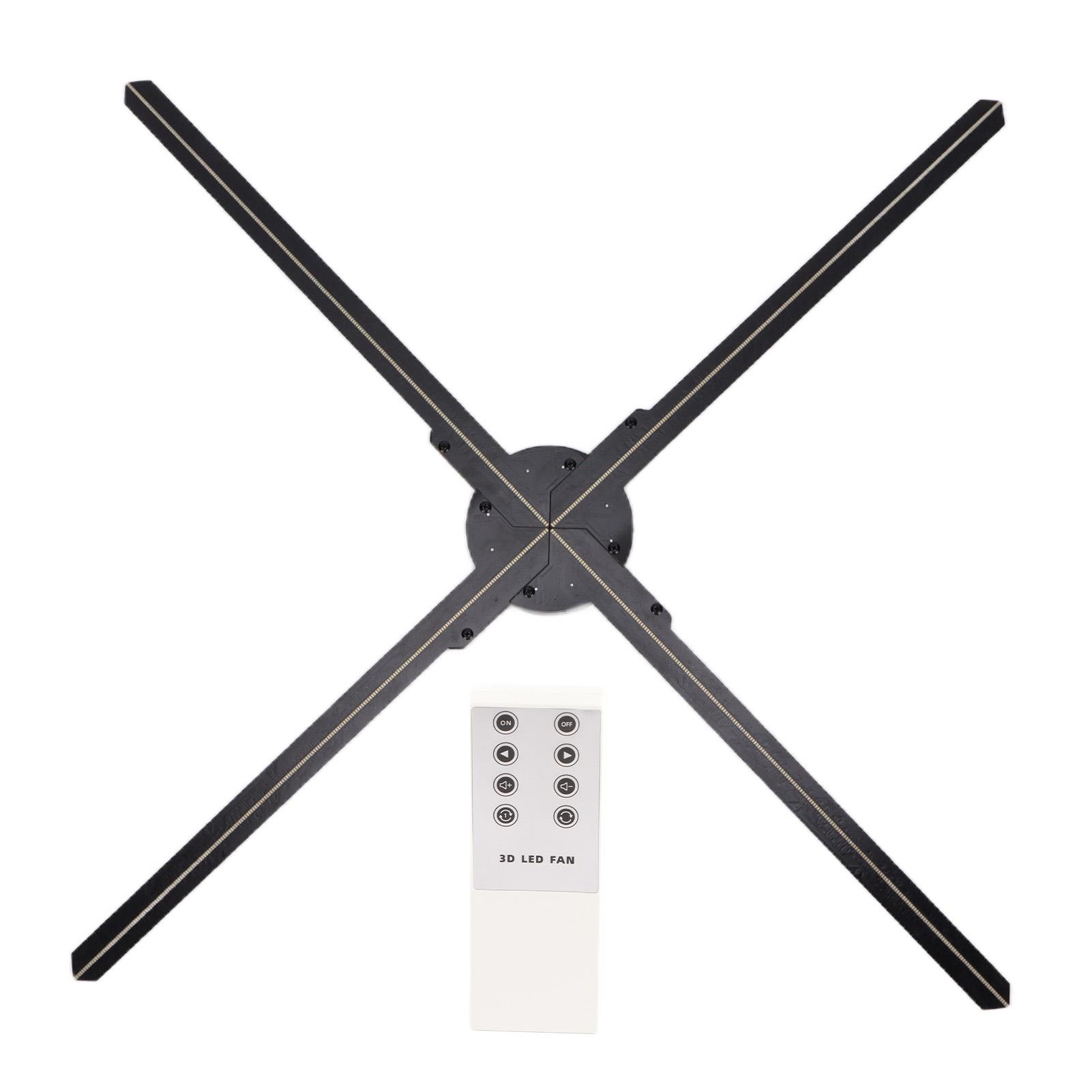 

3D LED Fan беспроводной голографический фото и видео проектор для рекламного дисплея 100‑240 В ACUS US Plug