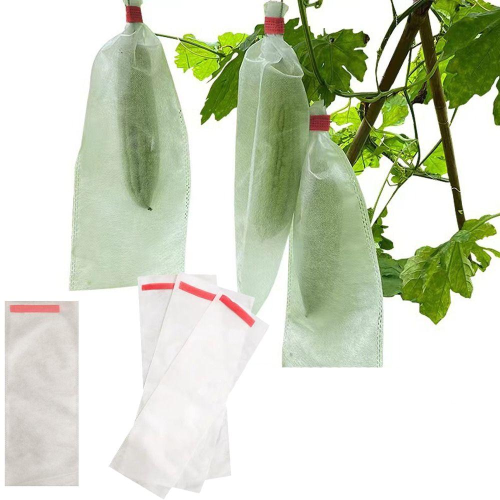 100 Stück Stoff Pflanztasche Fruchtschutzbeutel Pflanz Anzuchtsack für Früchte