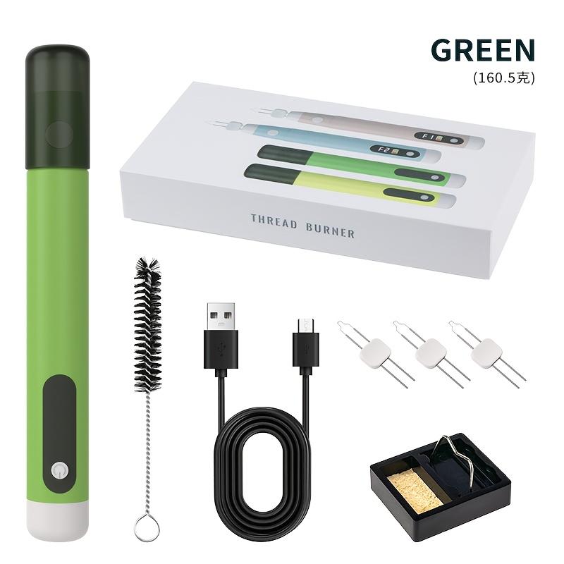 Thread Burner Kit - Plus 2 Pack Replacement Tips Included - Thread Zapper Tool for Finishing Bead Weaving, Sewing, Work
