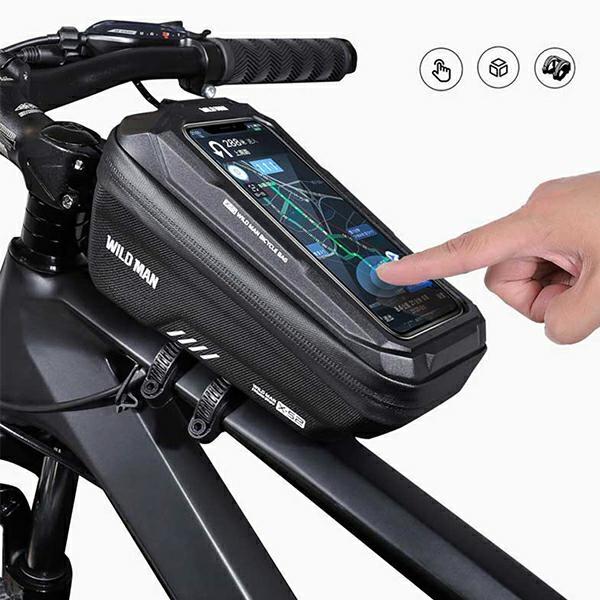Wildman Etui/Uchwyt Rowerowy Xs2 1L      Sakwa Na Ramę Czarna/Black