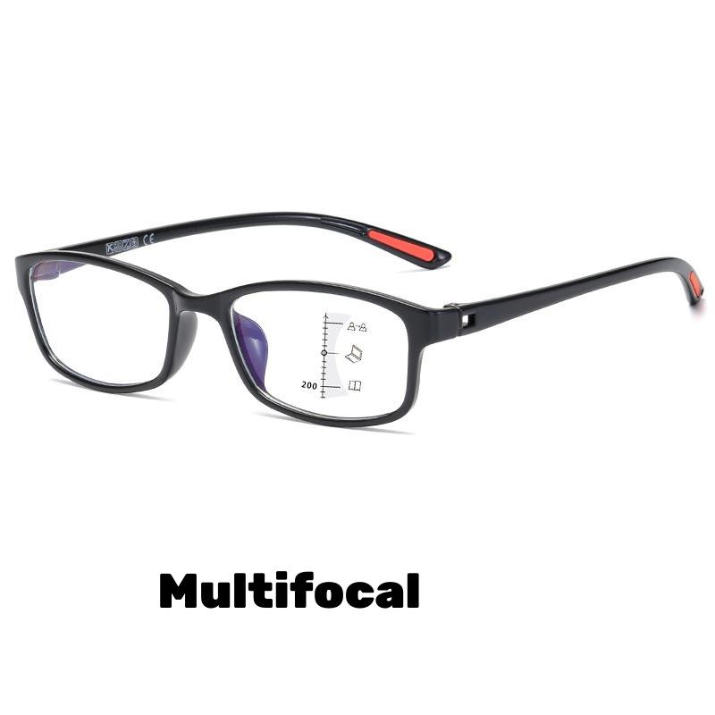 Anti Blue Light Multifocal Reading Glasses for Men Women Ultralight Sports Progressive Far Sight Glasses of View Far and Close