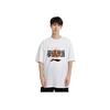 Li-Ning Speak With The Ball Casual Short Sleeve T-Shirt Unisex Tops White AHSS965-2