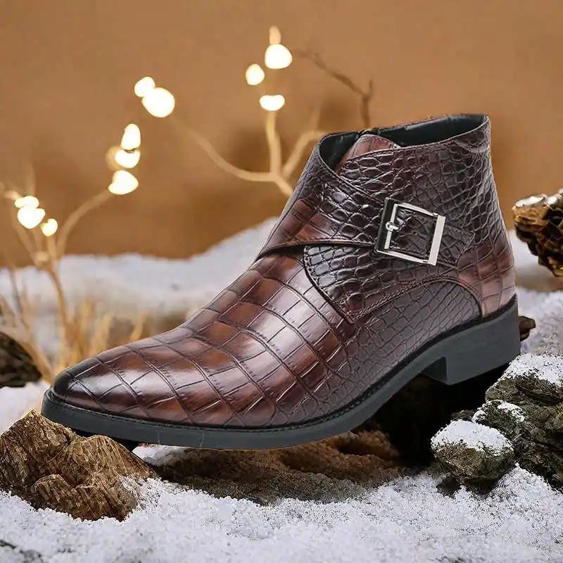 Super Big Size Legitimate Leather Black Dress Shoes Man Heels Elegant Shoes For Men Shoes 48 Sneakers Sport Styling